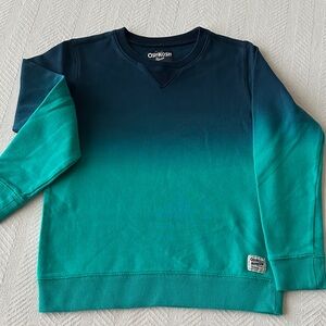 OshKosh B'gosh Kids Teal and Navy Sweatshirt